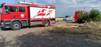 Incendiu izbucnit într-un lan cu cereale la Ștefan Vodă