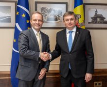 Igor Grosu s-a întâlnit cu șeful Oficiului Consiliului Europei la Chișinău, care își încheie mandatul în Republica Moldova