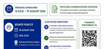 Au fost lansate consultările publice pentru primele Studii de Fundamentare ale Planului Urbanistic General Chișinău 2040
