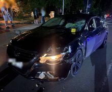 O bătrână a fost lovită de un automobil