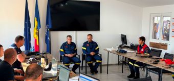 Oficialii Corpului de Pompieri Elen au vizitat contingentul IGSU aflat în misiune în Republica Elenă