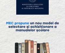 MEC propune un nou model de selectare și achiziționare a manualelor școlare
