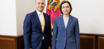 Maia Sandu a avut o întrevedere cu Falk Lange, șeful Oficiului Consiliului Europei la Chișinău