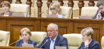 Igor Dodon a propus ajustarea modului de organizare a activității Parlamentului până la încheierea actualei sesiuni