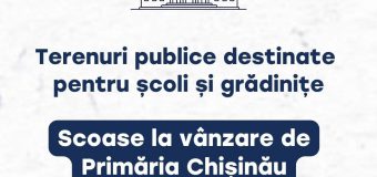MEC: Am fost informați că Primăria Chișinău intenționează să vândă terenuri destinate pentru construcția școlilor și grădinițelor