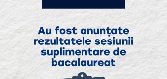 Sesiunea suplimentară a examenului de Bacalaureat: Peste 900 candidați l-au promovat