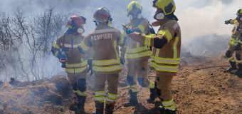 O nouă misiune de stingere a unui incendiu de vegetație în Grecia