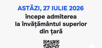 Astăzi începe admiterea la universități