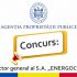 2 candidați admiși la concursul pentru ocuparea funcției de director general al S.A. „Energocom”