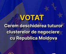 Parlamentul European cere deschiderea tuturor clusterelor de negociere cu Republica Moldova