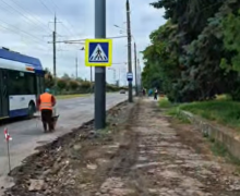 Strada Meșterul Manole – în plină reparație