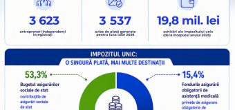 Antreprenorii independenți au înregistrat venituri de peste 46 milioane lei în luna iulie 2026