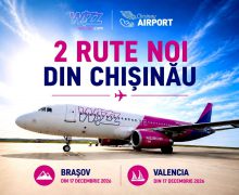 2 rute avia noi din Chișinău