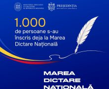 Peste o mie de persoane deja s-au înscris să participe la Marea Dictare Națională