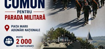 Pregătirile pentru Parada Militară continuă astăzi în PMAN
