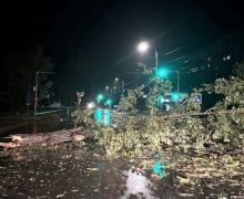 IGSU a intervenit în 10 cazuri pentru lichidarea consecințelor furtunii