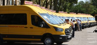 Microbuze școlare noi procurate de MEC