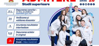 USMF „Nicolae Testemițanu” a publicat rezultatele finale ale concursului de admitere la studiile superioare
