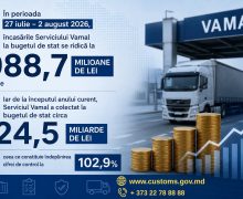 Încasări de peste 988 mln. lei la Vamă