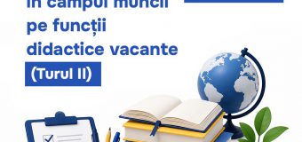 MEC anunță turul II al Concursului de repartizare a absolvenților în câmpul muncii pe funcții didactice vacante