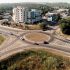 Sens giratoriu la pe drumul spre Bender și Tiraspol intersecție cu cel din Anenii Noi