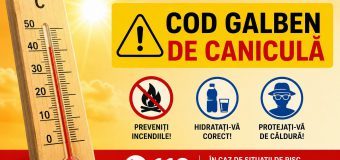 IGSU vine cu recomandări pentru populație în contextul Codului Galben de caniculă