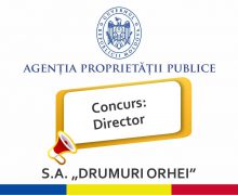 Concurs pentru ocuparea funcției de Director al S.A. ,,Drumuri-Orhei”