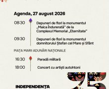 Programul dedicat Zilei Independenței va începe tradițional cu depuneri de flori