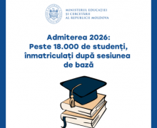Peste 18.000 de studenți, admiși la universitățile din Republica Moldova în turul I al admiterii