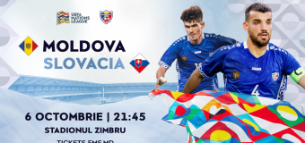 Bilete la meciul Moldova – Slovacia