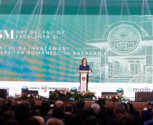 Președinta Maia Sandu, la a 80-a aniversare a USM: „Avem nevoie de oameni care își folosesc cunoștințele pentru binele societății”