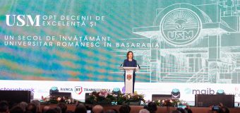 Președinta Maia Sandu, la a 80-a aniversare a USM: „Avem nevoie de oameni care își folosesc cunoștințele pentru binele societății”