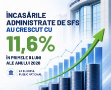 Încasări de peste 58 miliarde de lei la bugetul de stat de la începutul anului