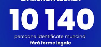 Peste 10 mii persoane identificate muncind nedeclarat