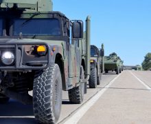 Deplasări de tehnică militară pe drumurile naționale în cadrul exercițiului Scutul de Foc 2026