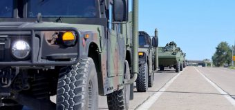 Deplasări de tehnică militară pe drumurile naționale în cadrul exercițiului Scutul de Foc 2026