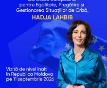 Comisara Europeană pentru Egalitate, Pregătire și Gestionarea Situațiilor de Criză vine la Chișinău