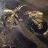 Un tânăr a pierdut controlul motocicletei și s-a tamponat într-un automobil