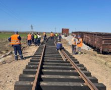 Circulația trenurilor pe sectorul Cahul – Prut 2 a fost reluată
