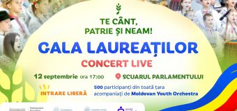 Sute de artiști se vor reuni în scuarul Parlamentului la Gala Festivalului „Te cânt, Patrie și Neam”