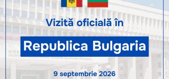 Mihai Popșoi efectuează o vizită oficială în Bulgaria
