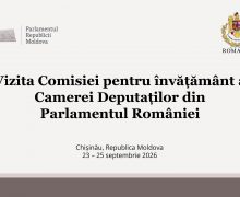 Parlamentarii din Republica Moldova și România vor discuta despre cooperarea în educație