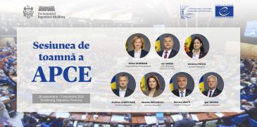 Delegația Parlamentului Republicii Moldova va participa la sesiunea de toamnă a APCE