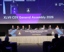 Președintele Federației de Volei, Sergiu Predius, a reprezentat țara noastră la Adunarea Generală a Confederației Europene de Volei