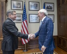 Igor Grosu și ambasadorul SUA, Mark Burkhalter, au discutat despre consolidarea parteneriatului moldo-american