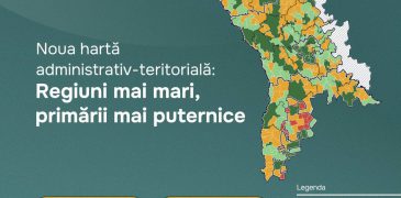 Guvernul a prezentat propunerea noii hărți administrativ-teritoriale