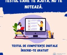 Elevii claselor a IX-a și a XII-a se pot înscrie la evaluarea competențelor digitale