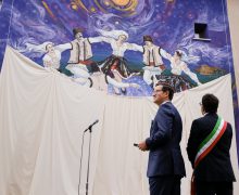 Muralul „HORA” a fost inaugurat în localitatea Aielli, regiunea Abruzzo din Italia