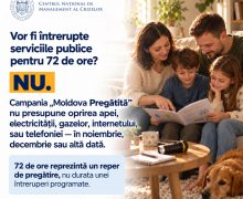 CNMC explică: Nu vor fi deconectate serviciile publice pentru 72 de ore