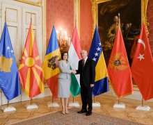 Maia Sandu – întâmpinată la Palatul Sándor din Budapesta